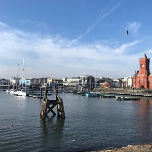 Quayside In Bay Cardiff